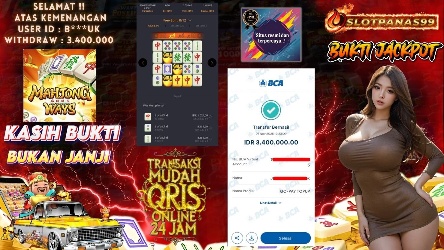 SLOTPANAS99 JACKPOT SLOT MAHJONG WAYS